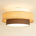 Brilagi - Lámpara de techo RESNA 1xE27/60W/230V, diámetro 40 cm, beige/negro