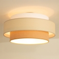 Brilagi - Lámpara de techo RESNA 1xE27/60W/230V Ø 40 cm crema/beige