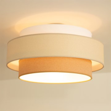 Brilagi - Lámpara de techo RESNA 1xE27/60W/230V Ø 40 cm crema/beige