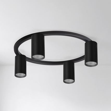 Brilagi - Lámpara de techo SELE 4xGU10/30W/230V negra