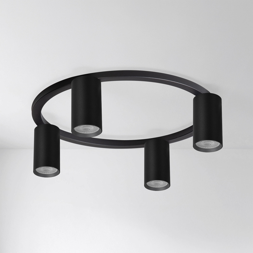 Brilagi - Lámpara de techo SELE 4xGU10/30W/230V negra