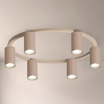 Brilagi - Lámpara de techo SELE 6xGU10/30W/230V beige