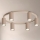 Brilagi - Lámpara de techo SELE 6xGU10/30W/230V beige