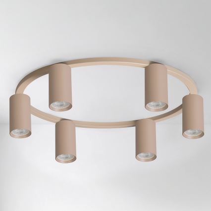 Brilagi - Lámpara de techo SELE 6xGU10/30W/230V beige