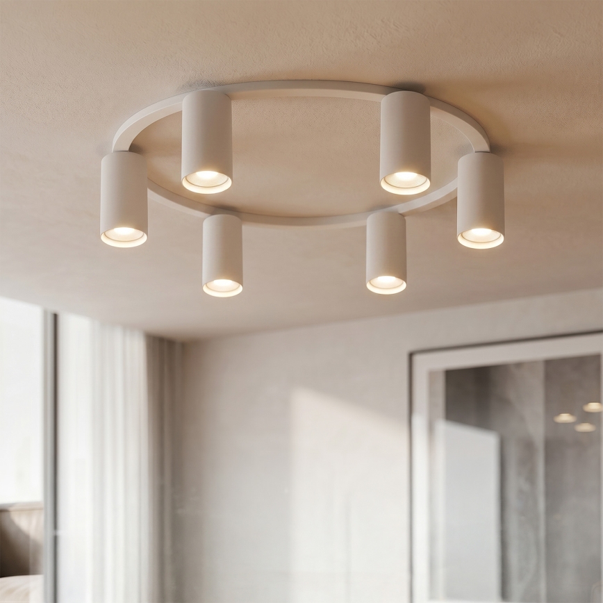 Brilagi - Lámpara de techo SELE 6xGU10/30W/230V blanca