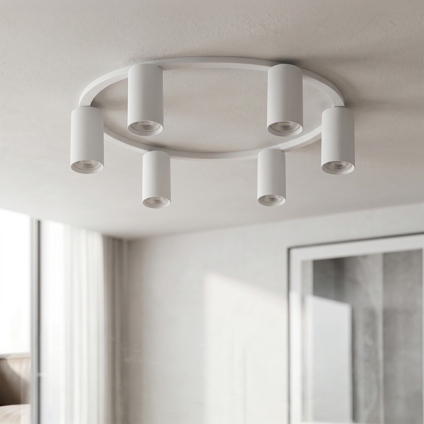 Brilagi - Lámpara de techo SELE 6xGU10/30W/230V blanca