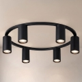 Brilagi - Lámpara de techo SELE 6xGU10/30W/230V negra