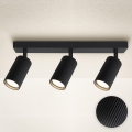 Brilagi - Lámpara de techo SELE MODERN 3xGU10/30W/230V negra