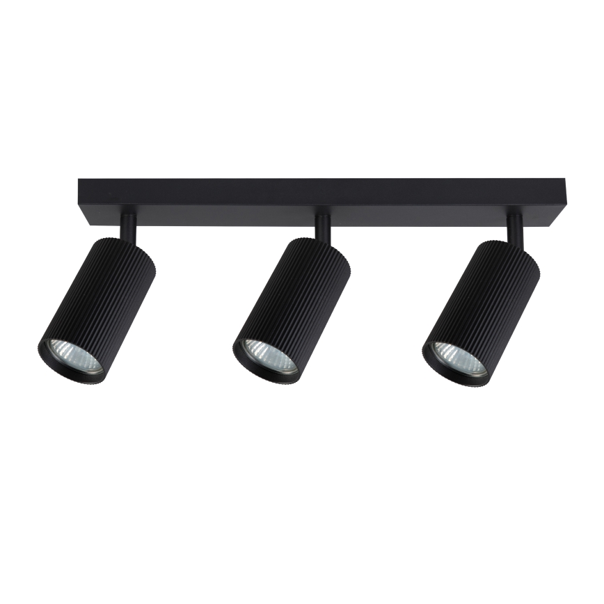 Brilagi - Lámpara de techo SELE MODERN 3xGU10/30W/230V negra