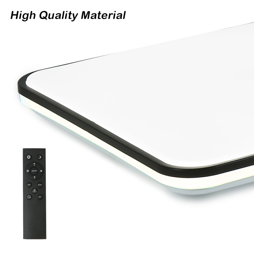 Brilagi - Plafón de techo LED regulable SMART LED/24W/230V 43x43 cm 3000-6000K Wi-Fi Tuya Beacon + mando a distancia