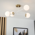 Brilagi - Lámpara de techo sobrepuesta MALIVA 4xE14/15W/230V dorada/blanca