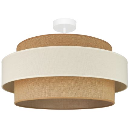 Brilagi - Lámpara de techo empotrada SPACE LIGHT 1xE27/15W/230V Ø 50 cm beige/crema