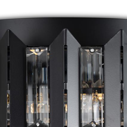 BRILAGI - Lámpara de techo SPECTRA, 5x E14, 40 W, 230 V, Ø 48 cm, negra