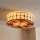 Brilagi - Lámpara de techo Tiffany SUNFLOWER con vitral, 3xE27/60W/230V, diámetro 40 cm