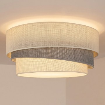 Brilagi - Lámpara de techo TRIO 1xE27/60W/230V Ø 40 cm crema/gris