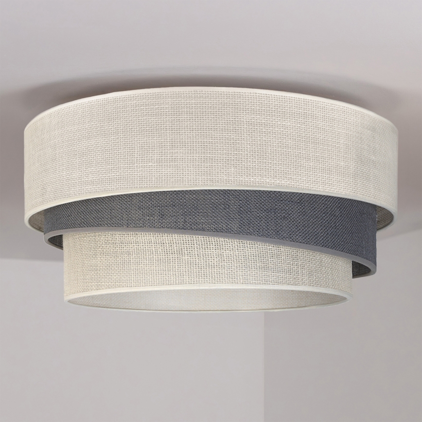 Brilagi - Lámpara de techo TRIO 1xE27/60W/230V Ø 40 cm crema/gris