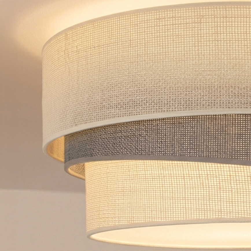 Brilagi - Lámpara de techo TRIO 1xE27/60W/230V Ø 40 cm crema/gris