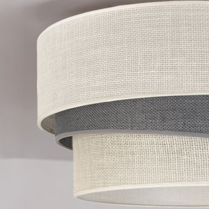 Brilagi - Lámpara de techo TRIO 1xE27/60W/230V Ø 40 cm crema/gris