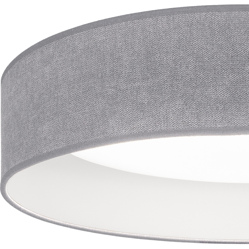 Brilagi - Lámpara de techo VELVET SIMPLE LED/24W/230V 4000K Ø 45 cm gris