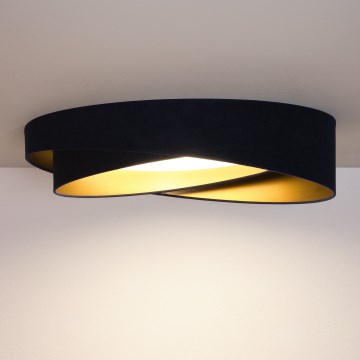 BRILAGI - Lámpara de techo VELVET TWIST LED/24W/230V 4000K Ø 55 cm azul/dorado