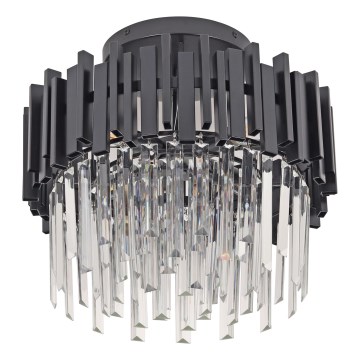 Brilagi - Lámpara de techo VERVE 4xE14/40W/230V Ø 40 cm negra