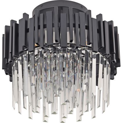 Brilagi - Lámpara de techo VERVE 4xE14/40W/230V Ø 40 cm negra