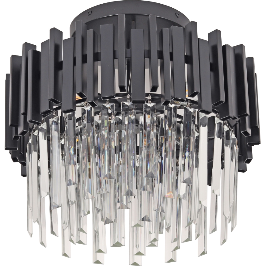 Brilagi - Lámpara de techo VERVE 4xE14/40W/230V Ø 40 cm negra