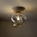 Brilagi - Lámpara de techo VULCANO 1xG9/8W/230V beige/beige ahumado