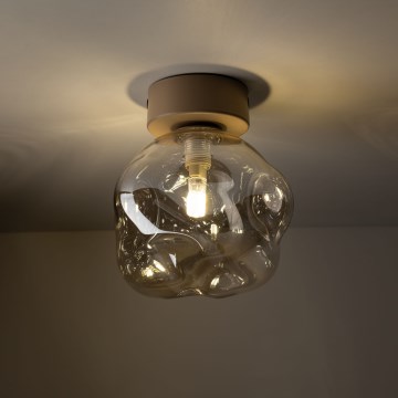 Brilagi - Lámpara de techo VULCANO 1xG9/8W/230V beige/beige ahumado