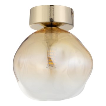 Brilagi - Lámpara de techo VULCANO 1xG9/8W/230V dorada/beige ahumado