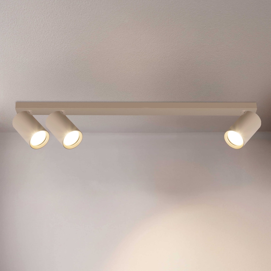 BRILAGI - Lámpara de tres focos SELE LONG 3xGU10/30W/230V beige