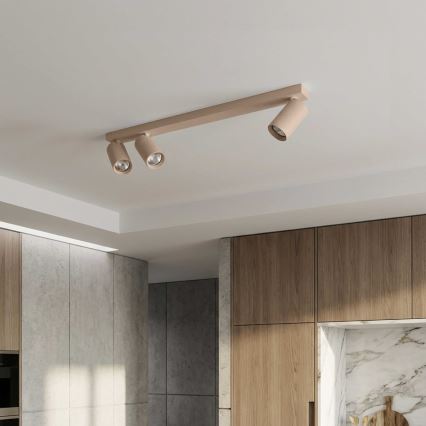 BRILAGI - Lámpara de tres focos SELE LONG 3xGU10/30W/230V beige