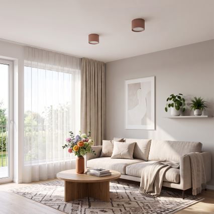BRILAGI - Lámpara empotrable SMOOTH 1xGX53/15W/230V 60x82 mm marrón