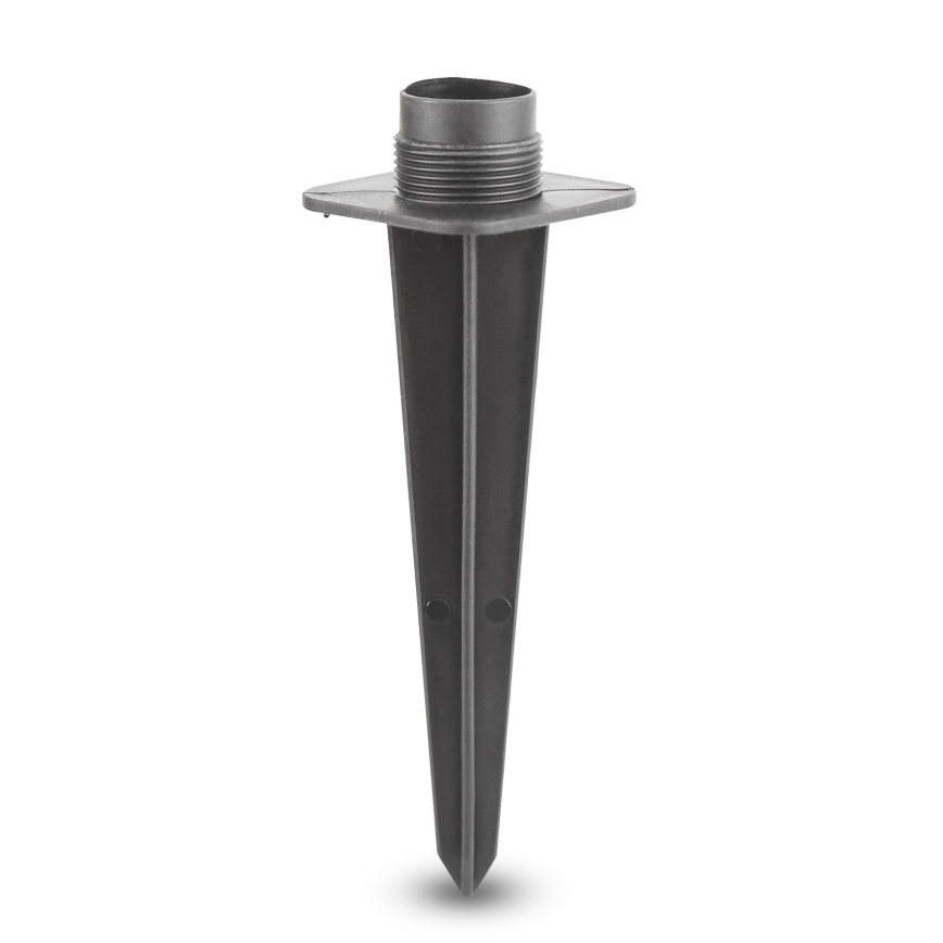 Brilagi - Lámpara exterior con 2 enchufes SCHUKO 1xE14/15W/230V IP44 negra