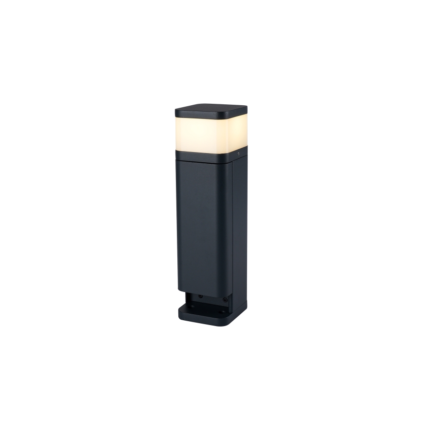 Brilagi - Lámpara exterior con 2 enchufes SCHUKO PILLAR 1xG9/11W/230V IP44 antracita