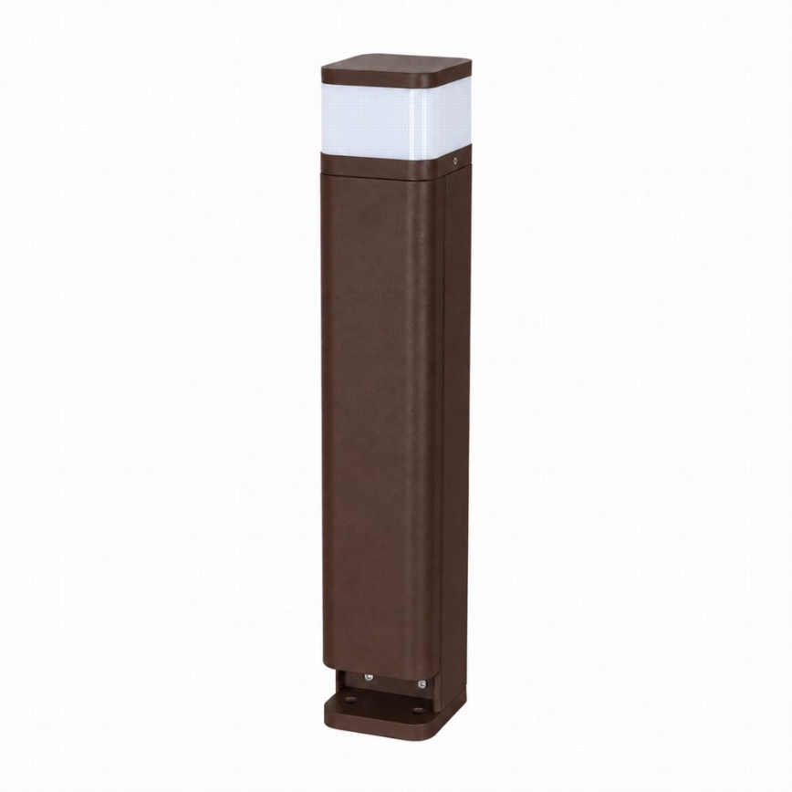 BRILAGI - Lámpara exterior con 2 enchufes SCHUKO PILLAR 1xG9/11W/230V IP44 marrón