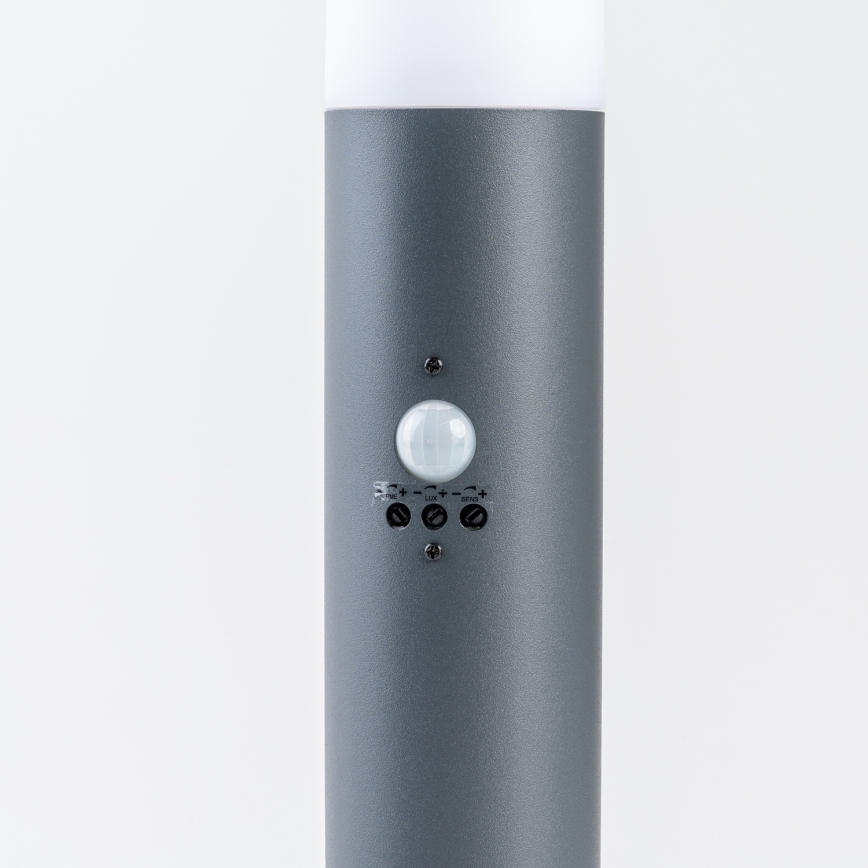 BRILAGI - Lámpara exterior con sensor de movimiento ELIA 1xE27/20W/230V IP44 100 cm antracita