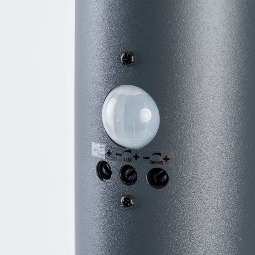 BRILAGI - Lámpara exterior con sensor de movimiento ELIA 1xE27/20W/230V IP44 100 cm antracita