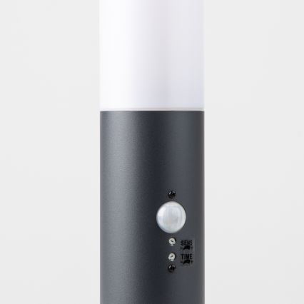 Brilagi - Lámpara exterior con sensor NOVA 1xE27/15W/230V 40 cm IP44 antracita