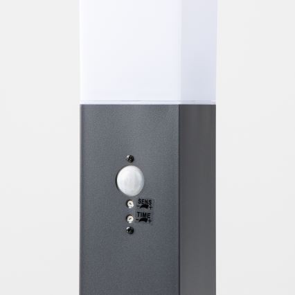Brilagi - Lámpara exterior con sensor NOVA 1xE27/15W/230V 40 cm IP44 antracita