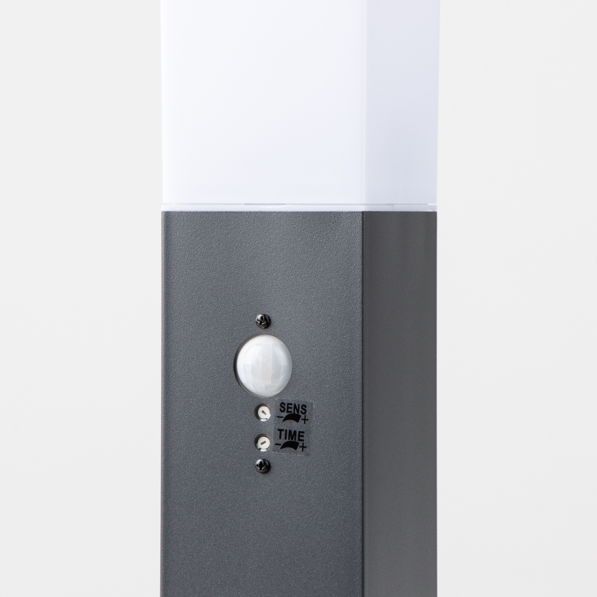 Brilagi - Lámpara exterior con sensor NOVA 1xE27/15W/230V 40 cm IP44 antracita