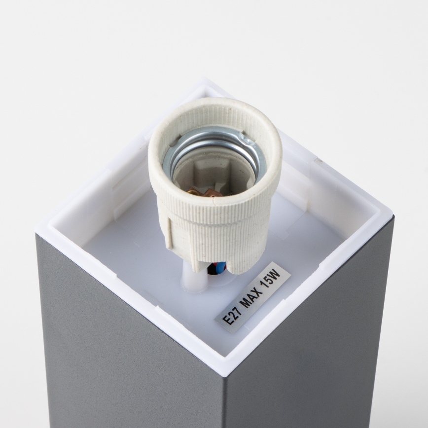 Brilagi - Lámpara exterior con sensor NOVA 1xE27/15W/230V 40 cm IP44 antracita