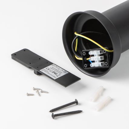 BRILAGI - Lámpara exterior con sensor NOVA 1xE27/15W/230V 40 cm IP44 negra
