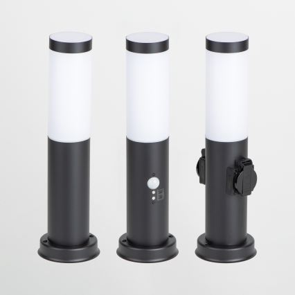 BRILAGI - Lámpara exterior con sensor NOVA 1xE27/15W/230V 40 cm IP44 negra