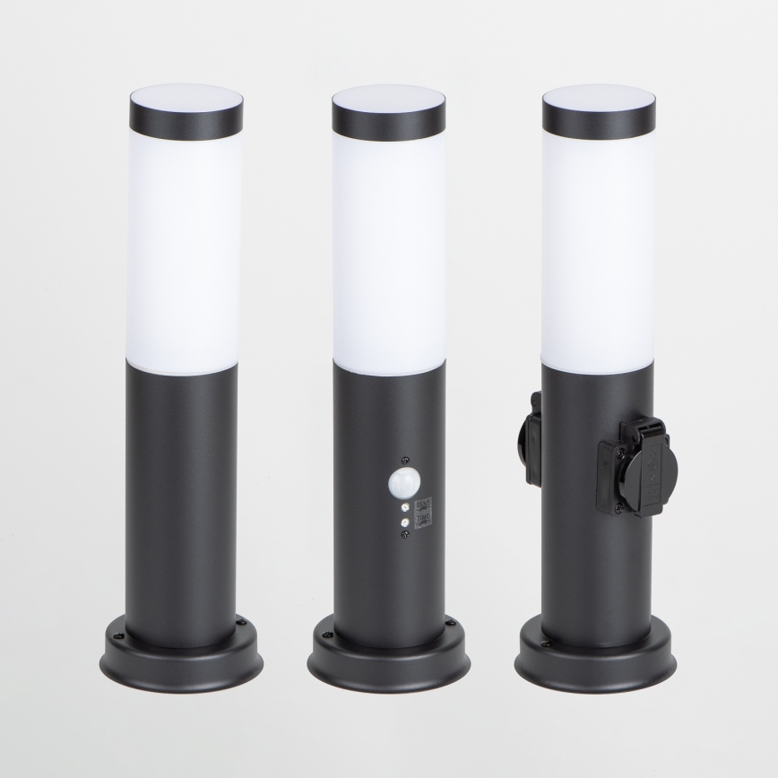 BRILAGI - Lámpara exterior con sensor NOVA 1xE27/15W/230V 40 cm IP44 negra