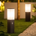 Brilagi - Lámpara exterior con sensor NOVA 1xE27/15W/230V 40 cm IP44 negra