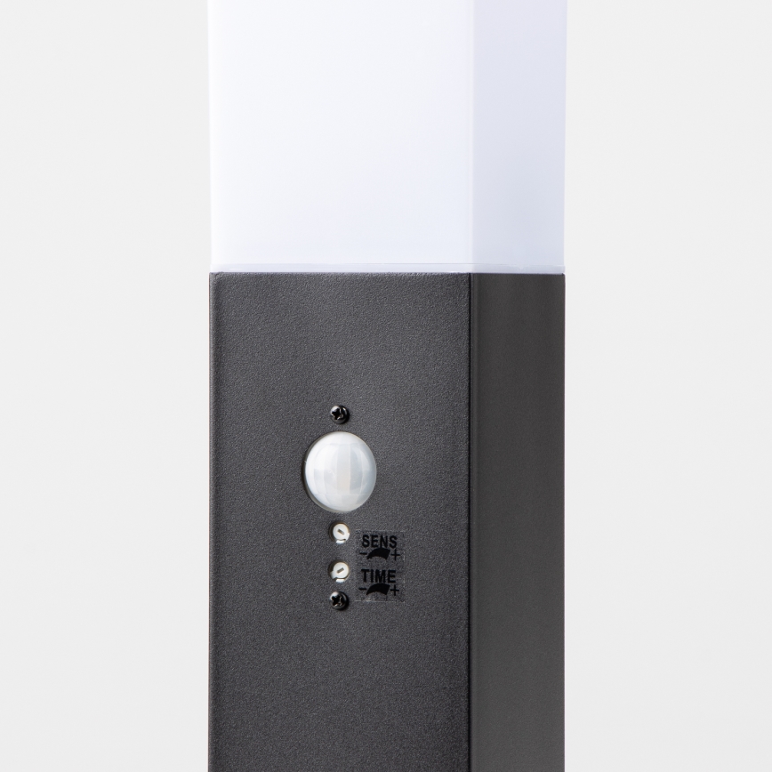 Brilagi - Lámpara exterior con sensor NOVA 1xE27/15W/230V 40 cm IP44 negra