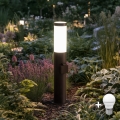BRILAGI - Lámpara exterior LED con enchufe ELIA 1xE27/7W/230V 4000K IP44 50 cm antracita