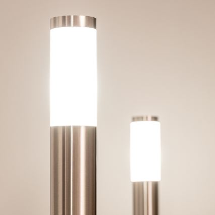 BRILAGI - Lámpara exterior LED regulable ELIA 1xE27/6W/230V 2700-6500K IP44 Wi-Fi 50 cm cromo mate