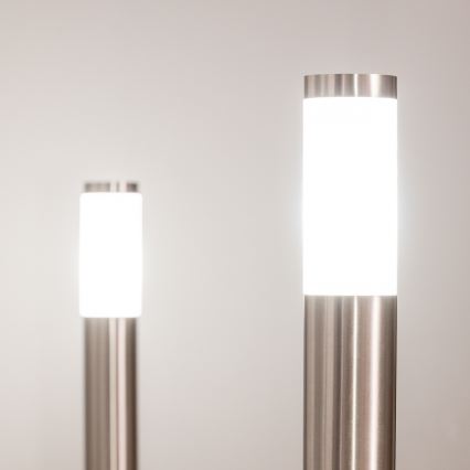 BRILAGI - Lámpara exterior LED regulable ELIA 1xE27/6W/230V 2700-6500K IP44 Wi-Fi 50 cm cromo mate